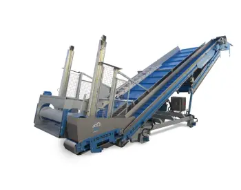 Mushroom Emptying Unit with Casing Separator